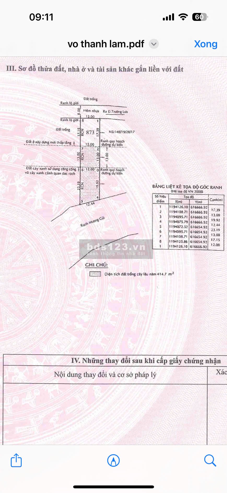 Chính chủ bán gấp biệt thự nhà vườn có hồ bơi 621.9m2 ở…