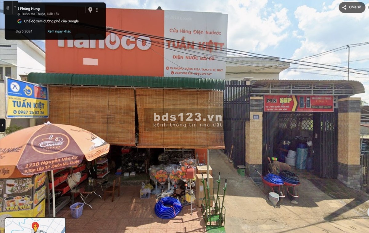 Nhà riêng tại 15B Phùng Hưng. P EaKao (P. EaTam Củ). Tỉnh Đắk Lắk (Gần Chợ - Đại Học Tây Nguyên)