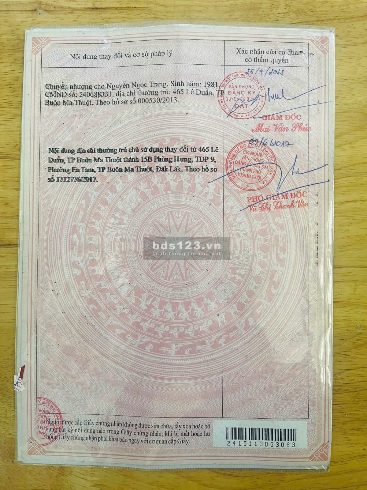 Nhà riêng tại 15B Phùng Hưng. P EaKao (P. EaTam Củ). Tỉnh Đắk Lắk (Gần Chợ - Đại Học Tây Nguyên)