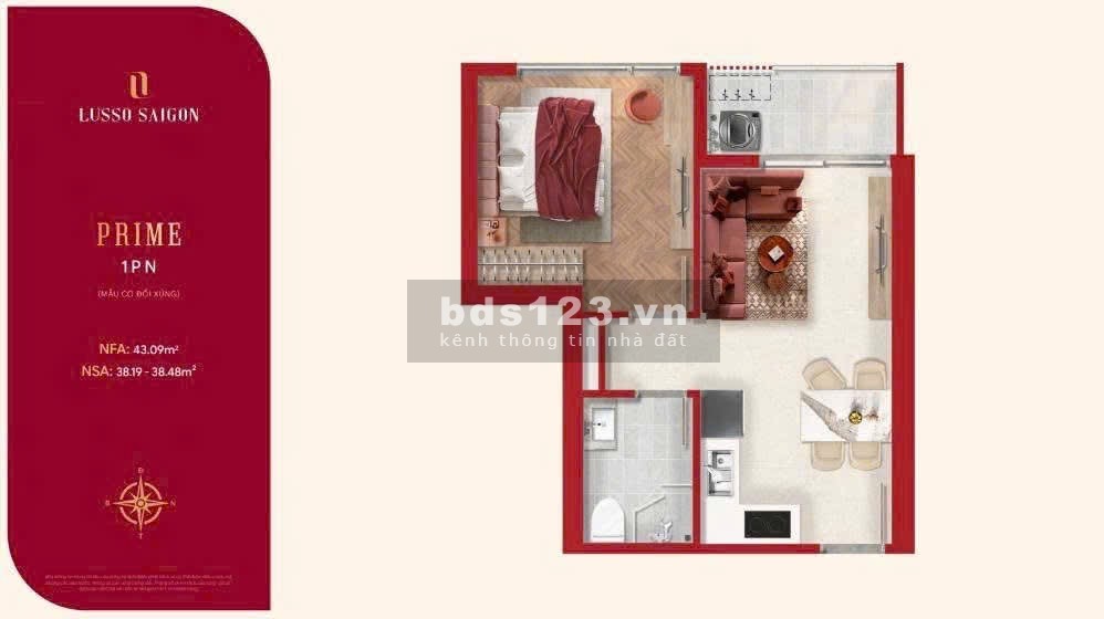 Đón sóng Quốc Lộ 13 mở rộng-Sỡ hữu căn hộ chuẩn cao…