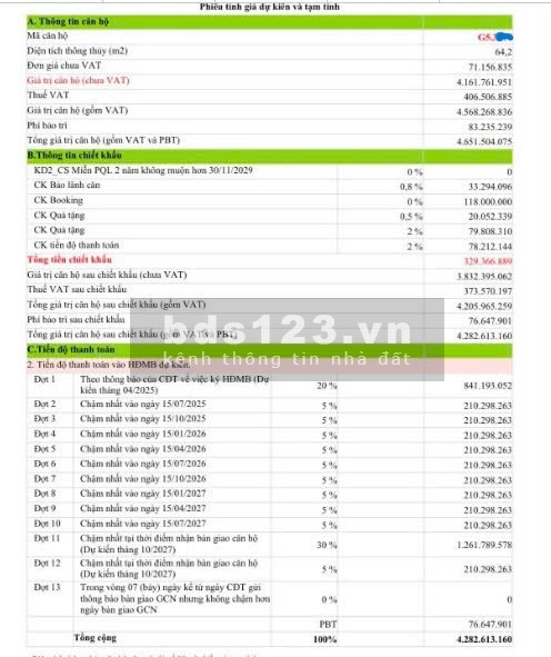 Bán Căn Hộ 2N+1 G5 The Sola Park Smart City Tây Mỗ