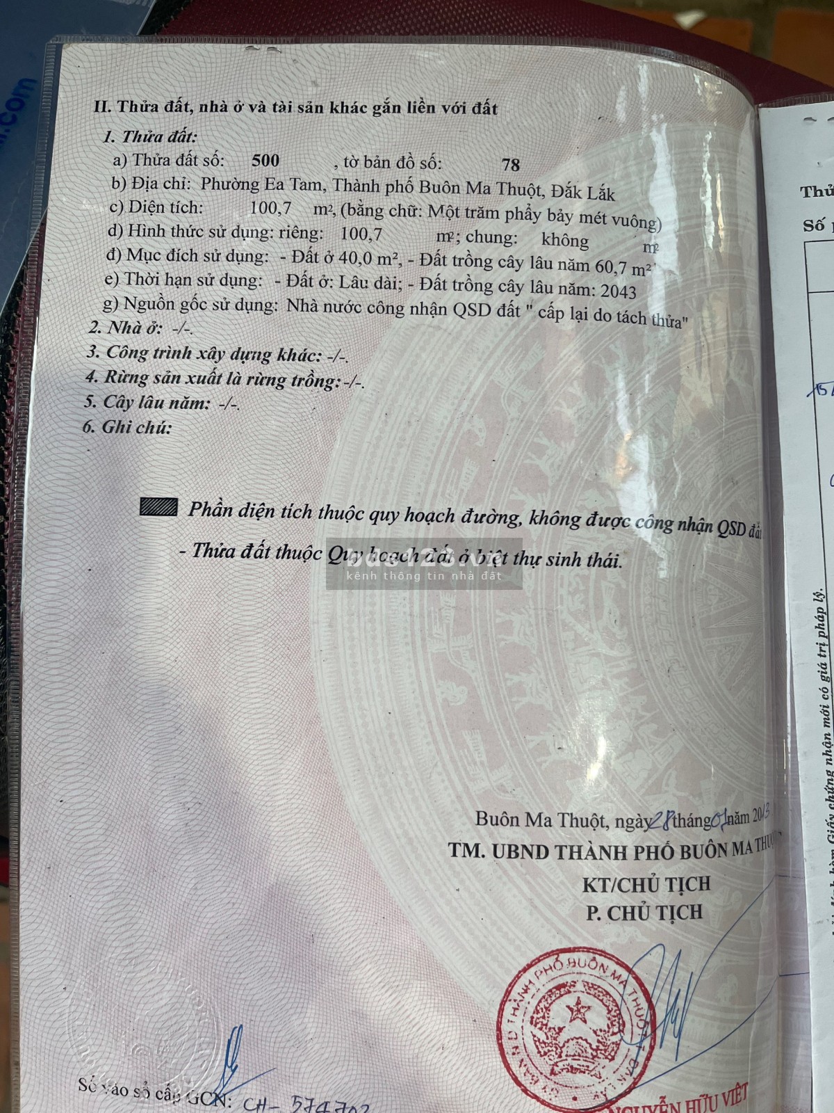Nhà riêng tại 15B Phùng Hưng. P EaKao (P. EaTam Củ). Tỉnh Đắk Lắk (Gần Chợ - Đại Học Tây Nguyên)