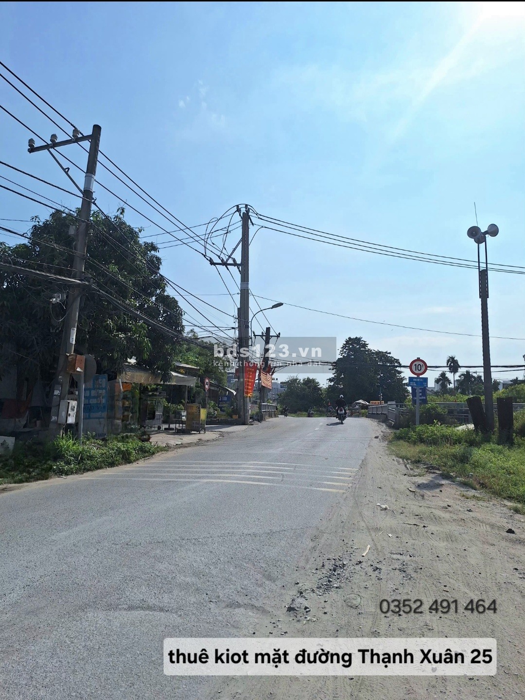 Chính chủ cho thuê kiot mặt đường Thạnh Xuân 25