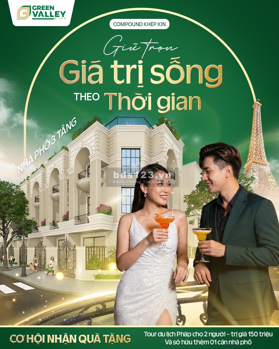 Dự án Green Valley City toạ lạc tại Đông Bắc TP HCM. Khu đô…