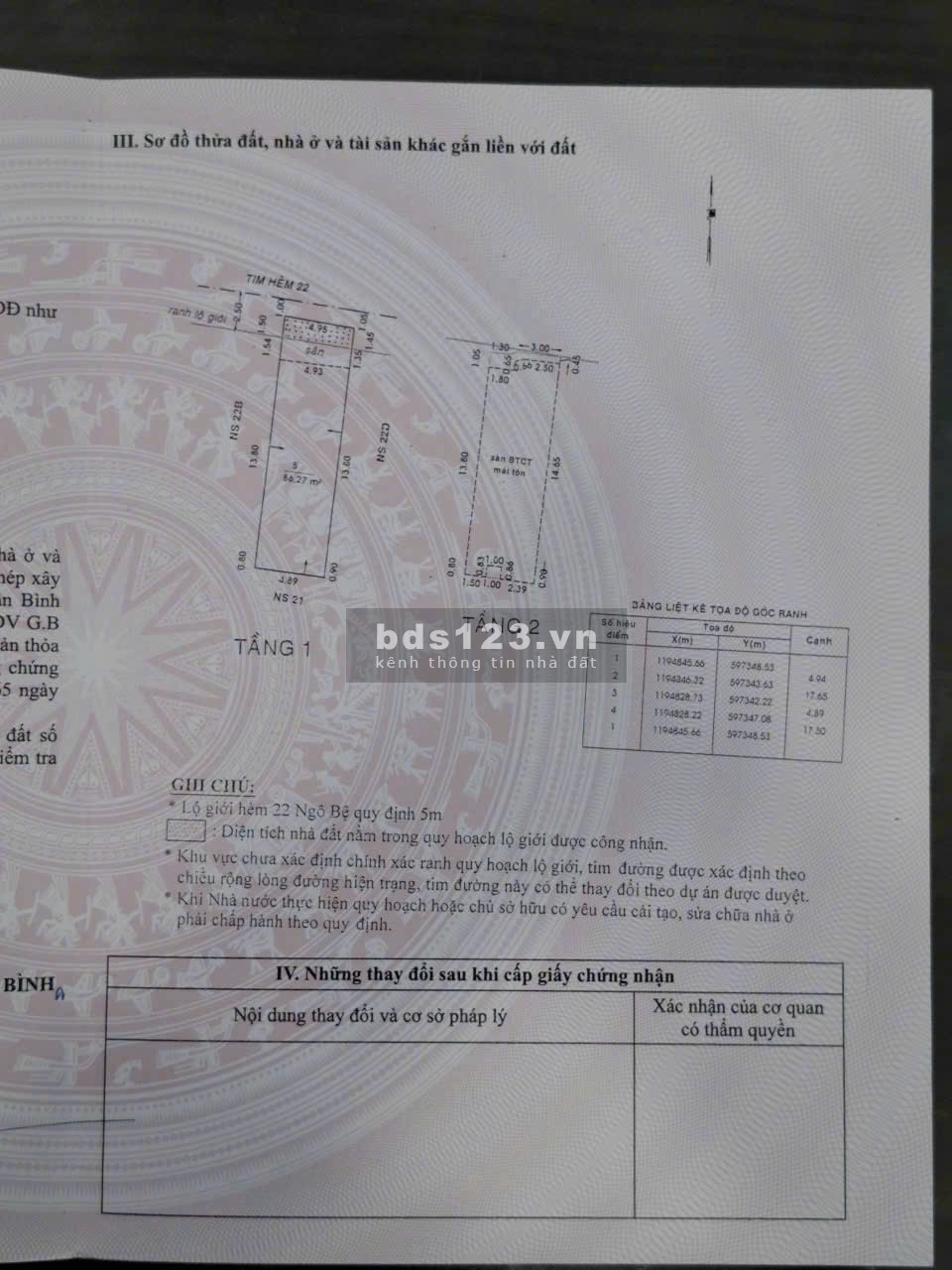 Bán nhà chính chủ số 22B đường Ngô Bệ, Phường Tân Bình TPHCM