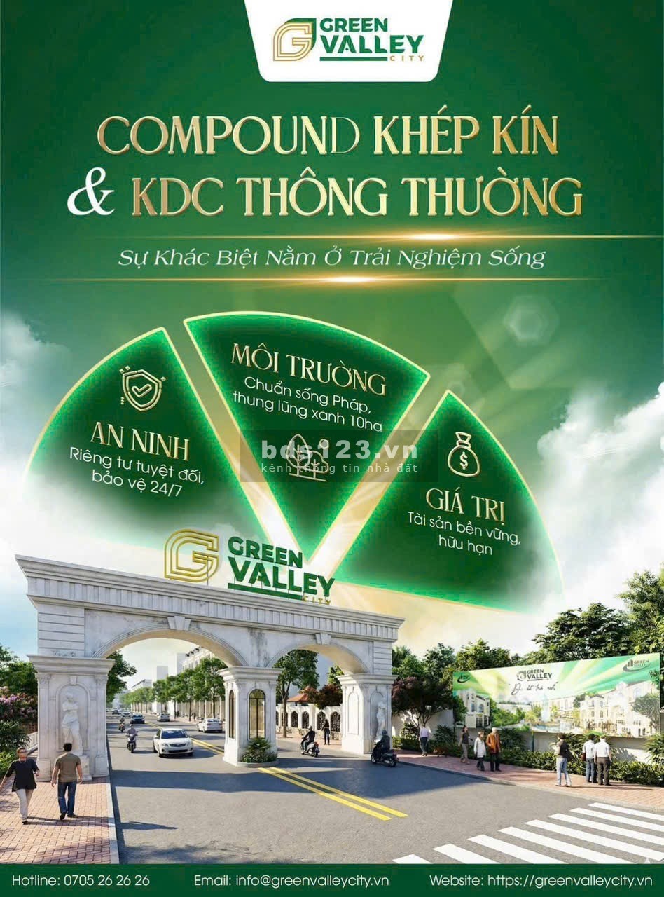 Dự án Green Valley City toạ lạc tại Đông Bắc TP HCM. Khu đô…
