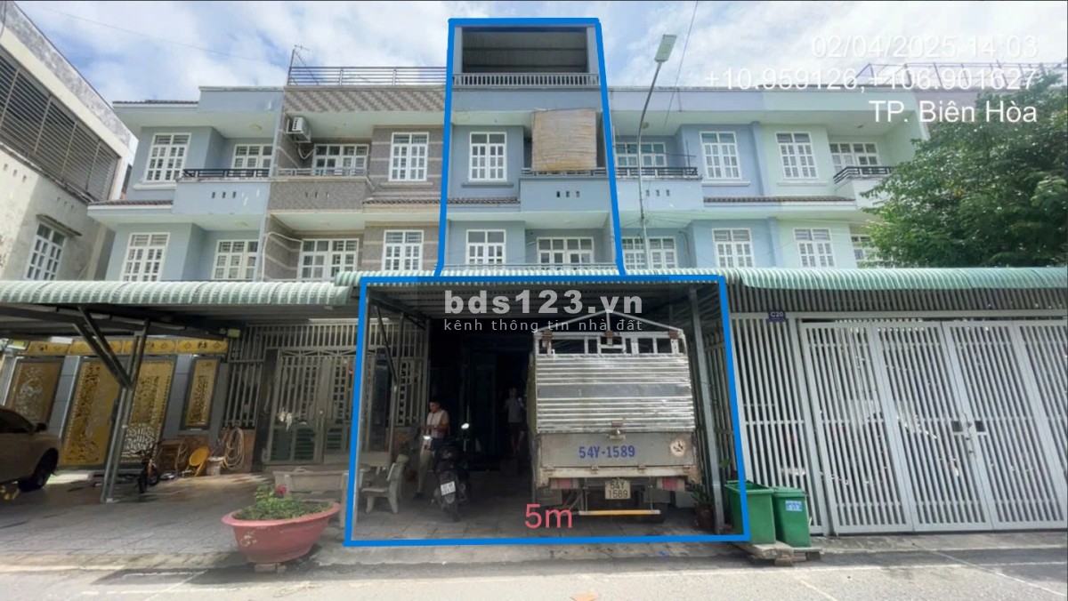 NHÀ 3T x 80M², NGANG 5M, BIÊN HÒA, ĐỒNG NAI