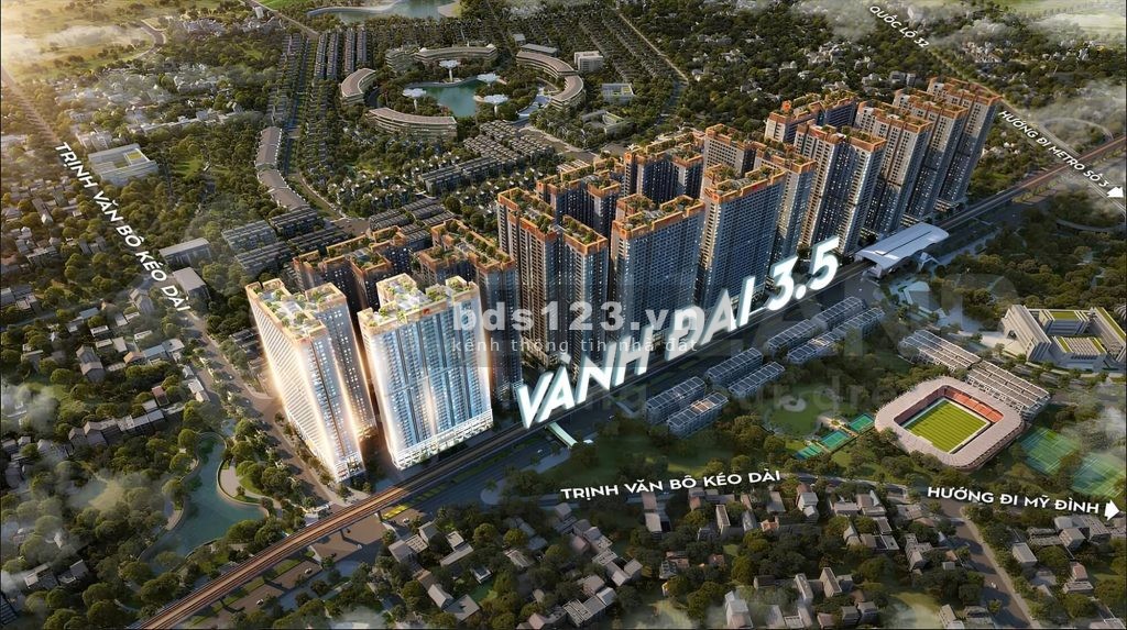 Chung cư The Flame Vine tọa lạc trong khu đô thị Kim Chung Di…