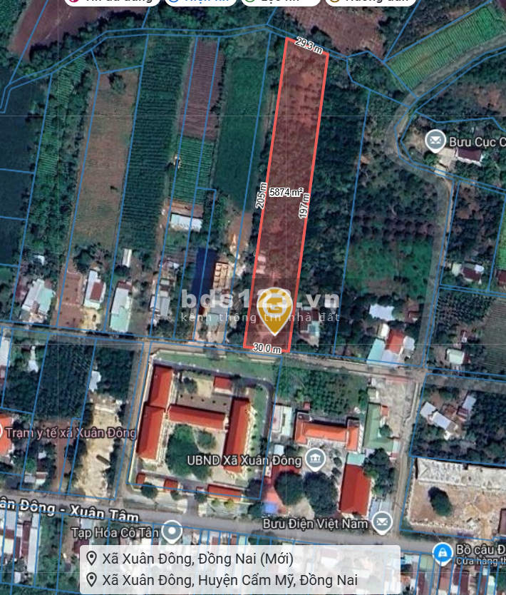 NHÀ + ĐẤT 5850M², NGANG 30M, CẨM MỸ, ĐỒNG NAI