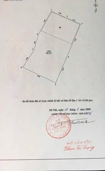 Thụy Khuê – Bán đất tặng nhà 2Tầng 73m² MT 5.2m – Giá…