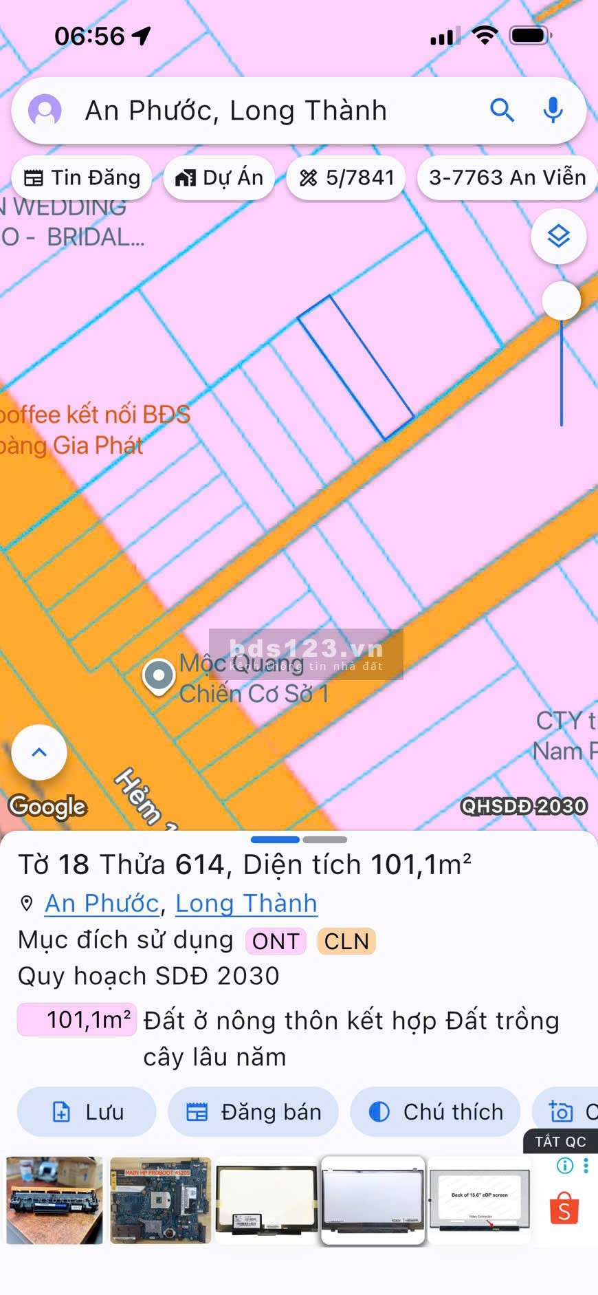 Đất nền Ấp 8 An Phước Long Thành Đồng Nai