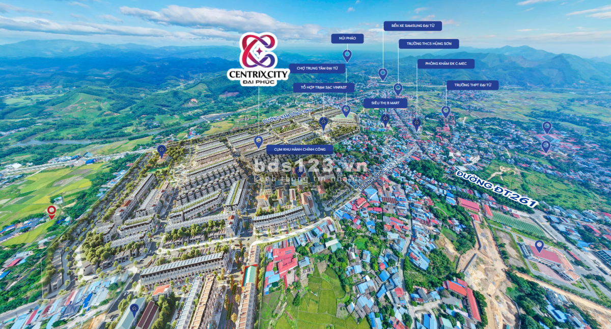 Centrix city Đại Phúc Tâm điểm sống mới tại Đại Từ