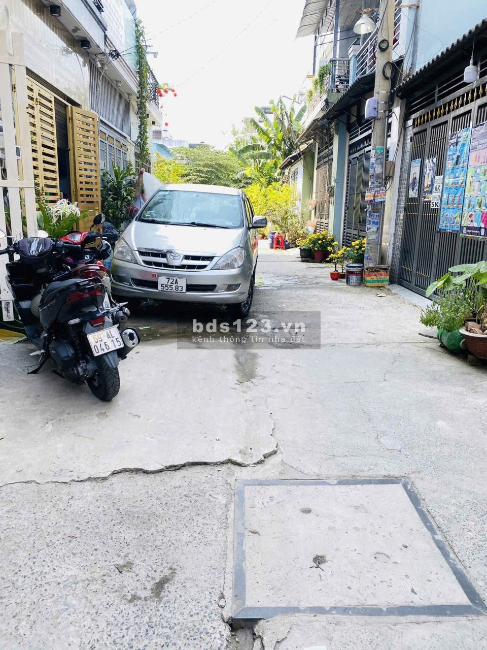 Bán nhà 1 trệt 1 lầu 1 sân thượng Hẻm đường LK 4-5 ,P.Bình…