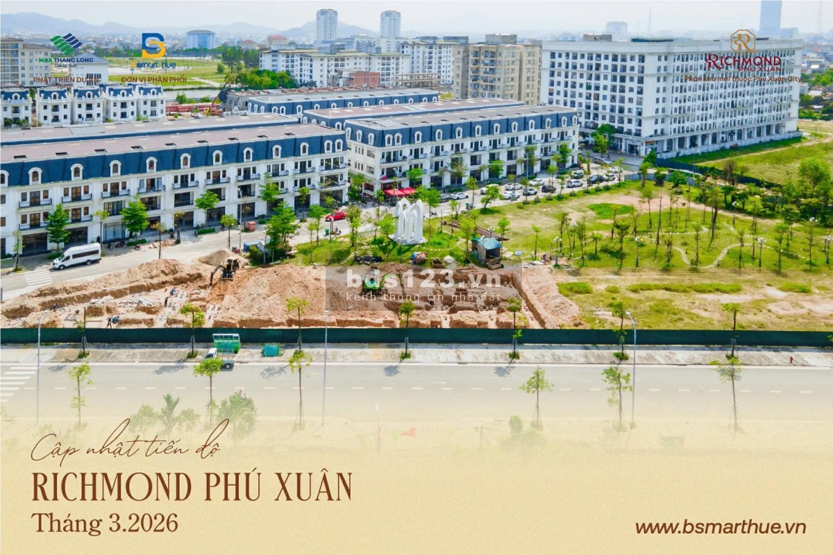 Shophouse Richmond tiên phong về chất lượng xây dựng