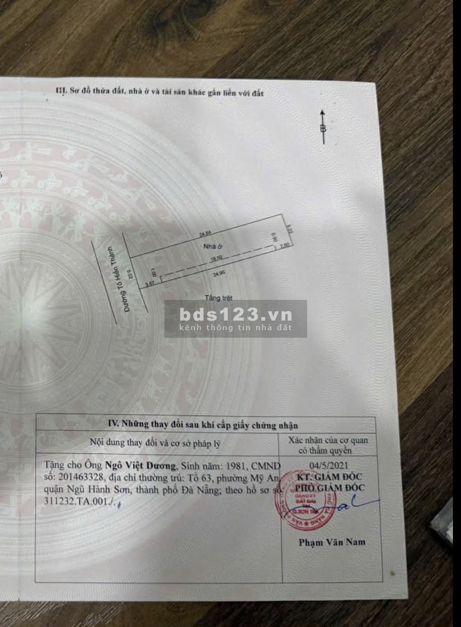 Bán nhà mặt tiền Tô Hiến Thành, cách biển 200m, gần ngay…