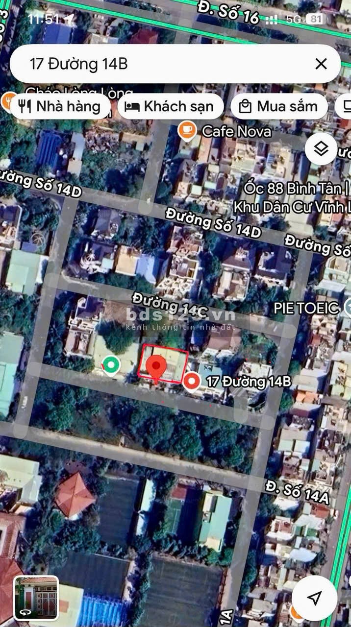 Bán lô đất 500m2 ĐS 14B trên đất có nhà 2 lầu + 1 nhà C4 & 20…