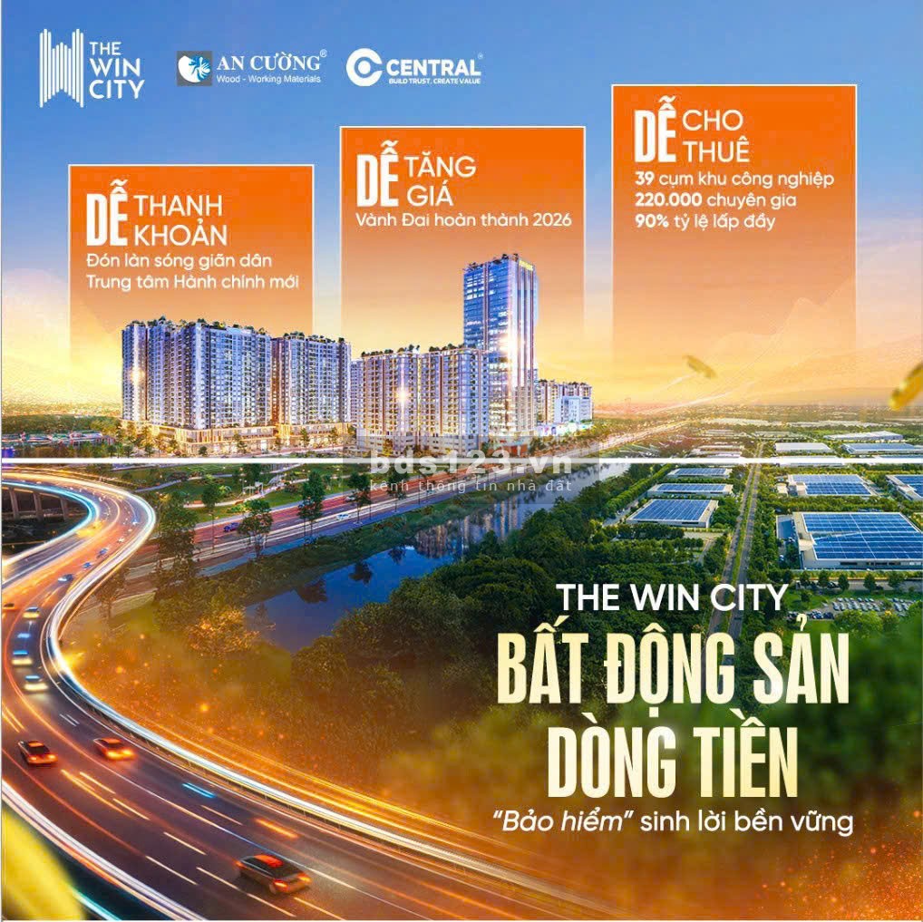 The Win City Đức Hòa: 2MT, CK đến 5% – Giá gốc Thắng Lợi,…