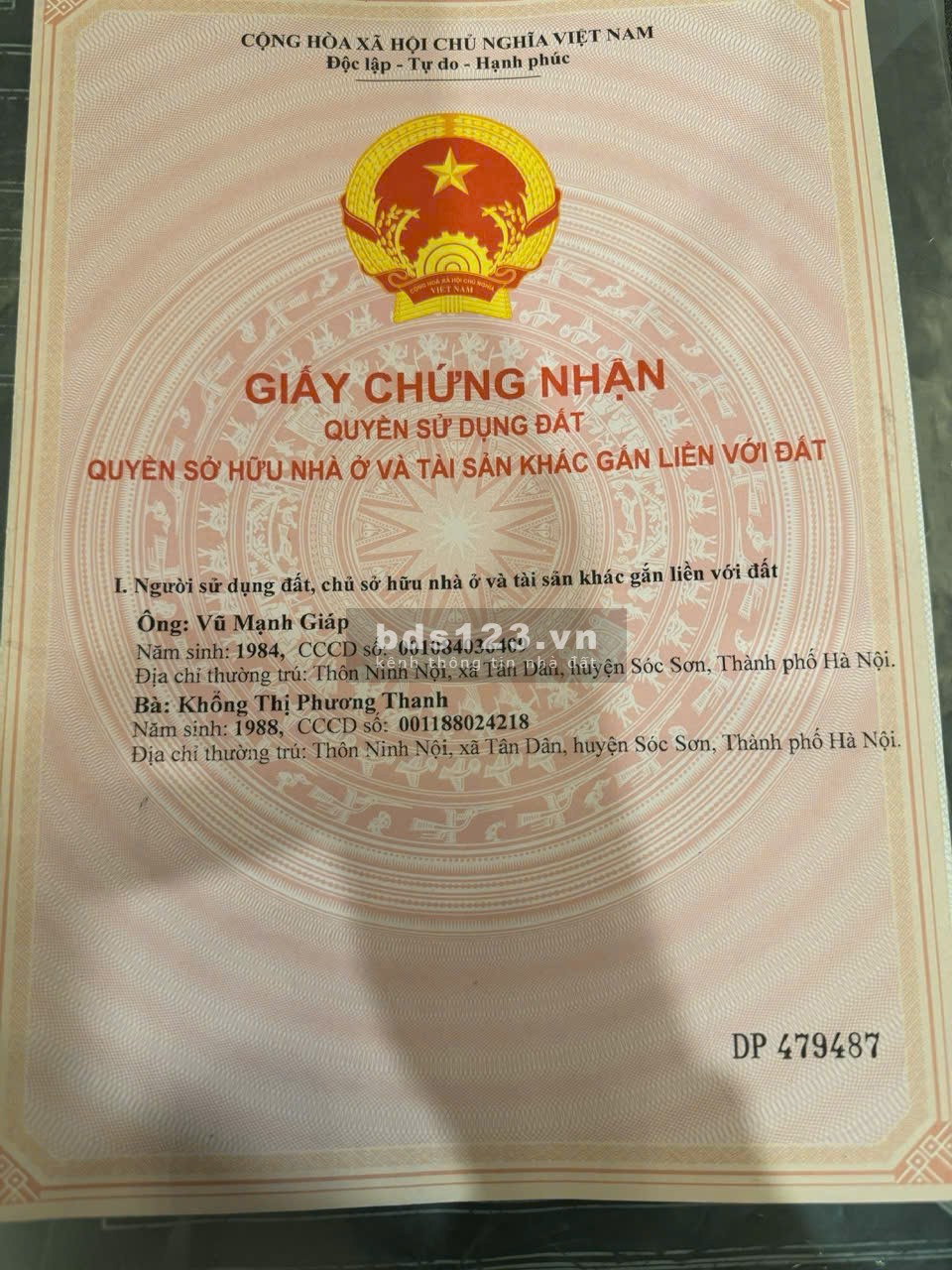 BÁN ĐẤT CHÍNH CHỦ – SÓC SƠN, HÀ NỘI