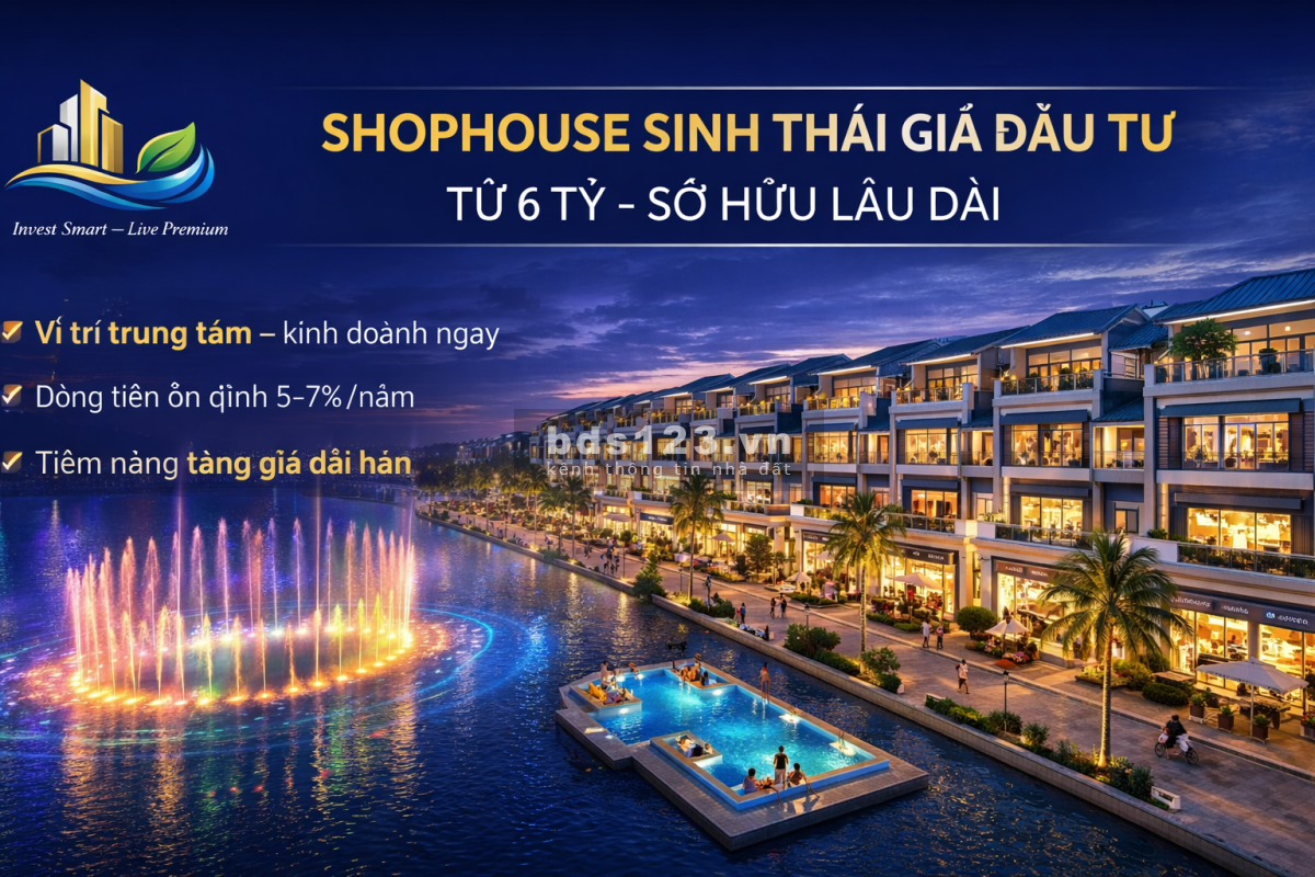Nhà phố thương mại 4 tầng 6 tỷ - Thanh Phú Centre Point