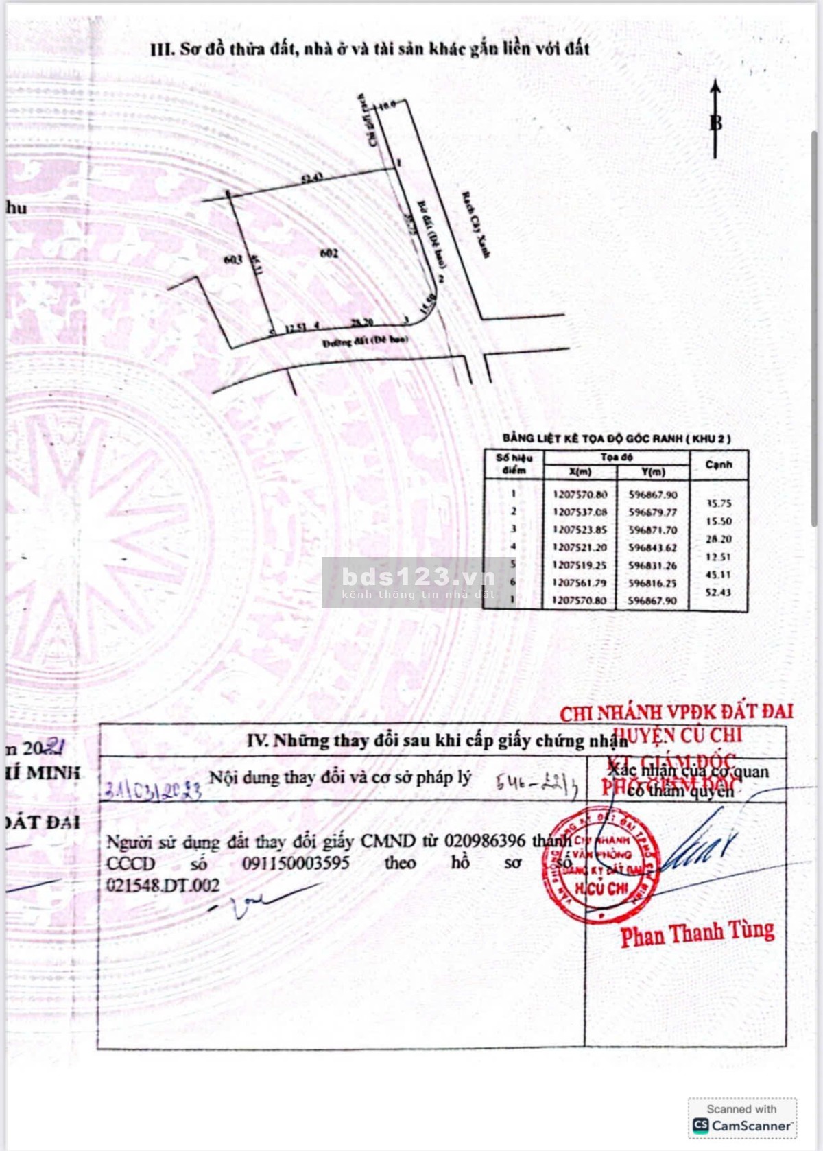 Bán lô đất chính chủ cầu cây xanh đường Bình Mỹ, Củ Chi,…