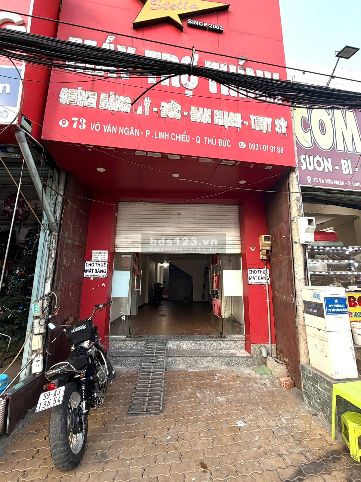 Cho thuê mặt bằng mặt tiền 73 Võ Văn Ngân Thủ Đức siêu đẹp