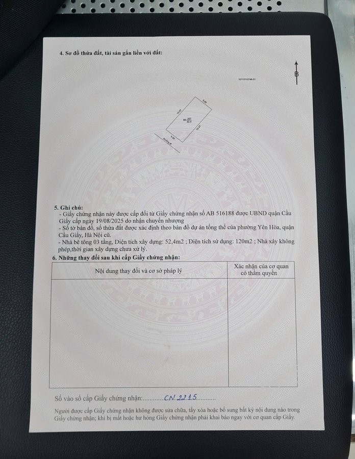 HIẾM MỚI – CCMN DÒNG TIỀN CAO NGÕ 79 CẦU GIẤY Khu vực…