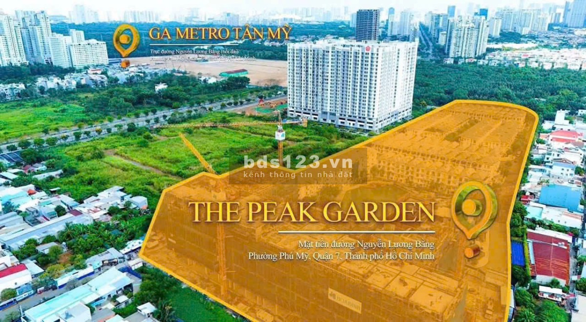 Nhận giữ chỗ 200 căn The Peak Garden Quận 7 sát cạnh nhà ga…