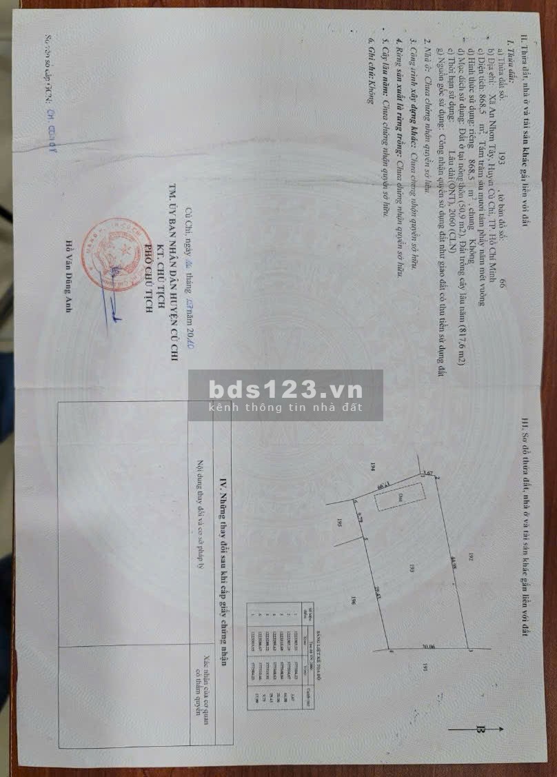 Chính chủ hạ giá bán gấp nhà Vườn Mặt tiền An Nhơn Tây -…