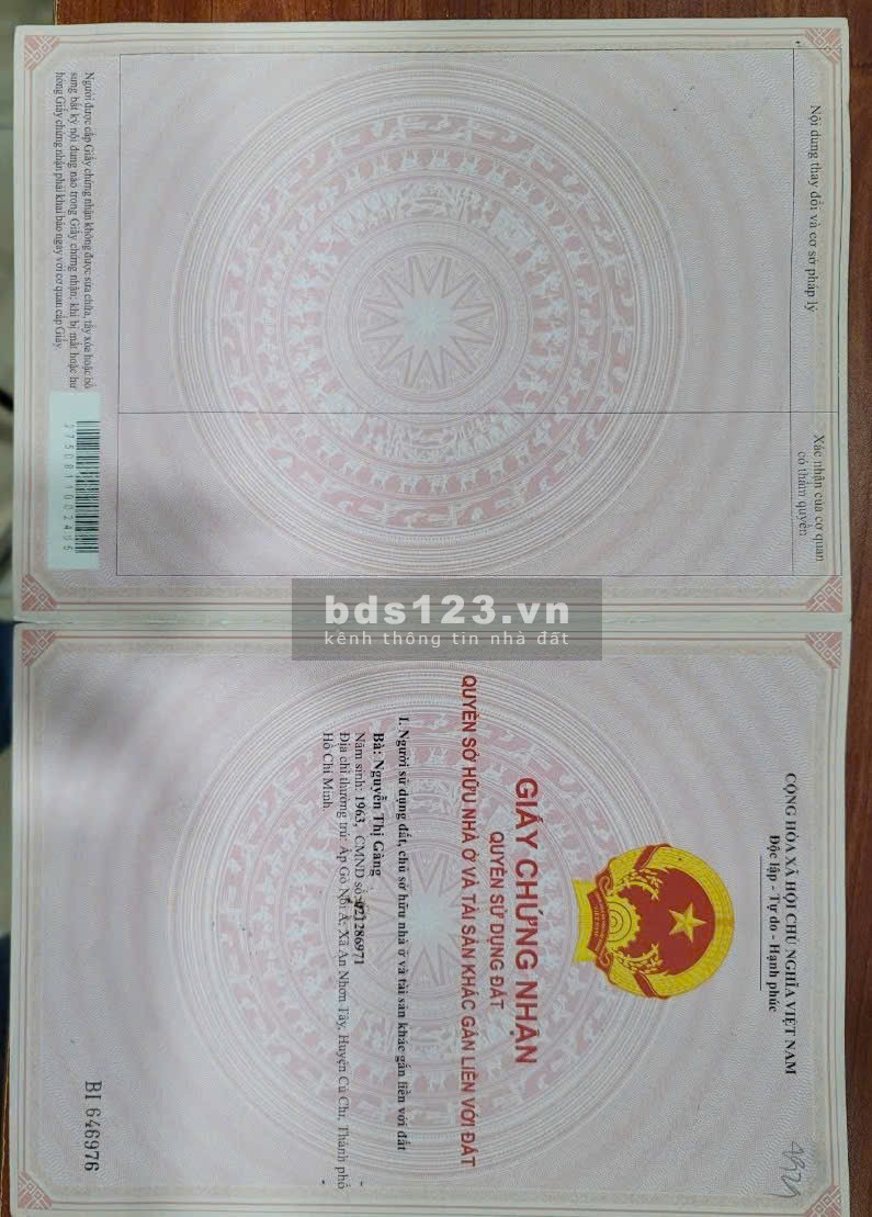 Chính chủ hạ giá bán gấp nhà Vườn Mặt tiền An Nhơn Tây -…