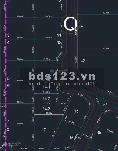 Bán đất biệt thự KDC dự án Huy Hoàng, đường 69A, phường…