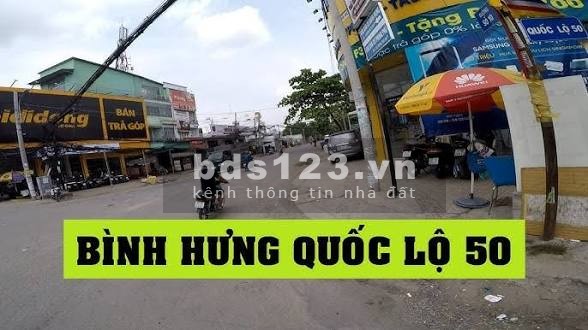 Bán nhanh nền đất kdc Bình Hưng Bình Chánh Ql50