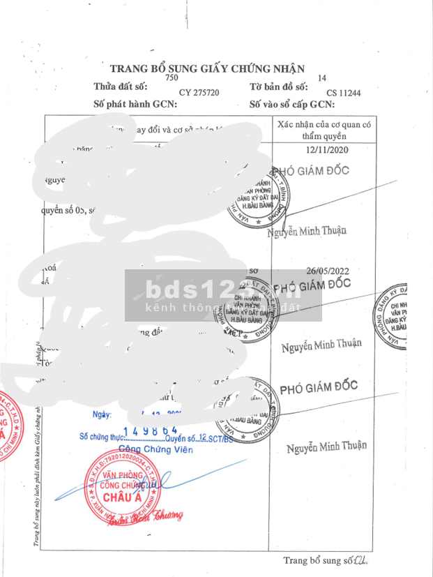 Bán 2 thửa đất số 750, 751 cùng tờ bản đồ số 14 Xã Lai…