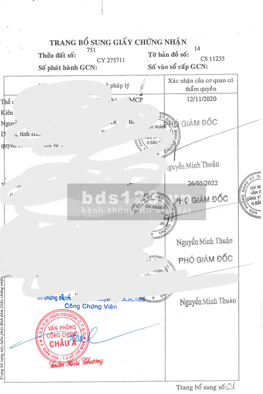 Bán 2 thửa đất số 750, 751 cùng tờ bản đồ số 14 Xã Lai…