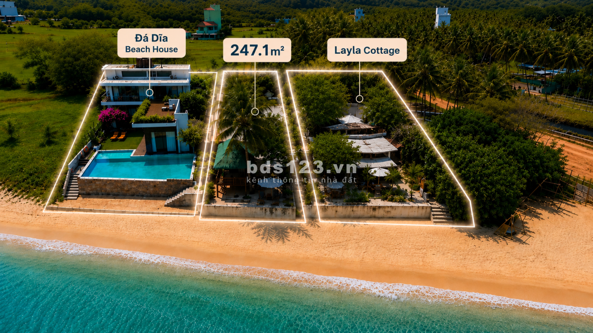 Bán đất mặt biển sát Gành Đá Đĩa 247m² - 100m2 thổ cư, giá 12,1 tỷ