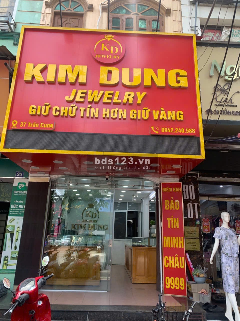 Cho Thuê cửa hàng mặt phố Trần Cung