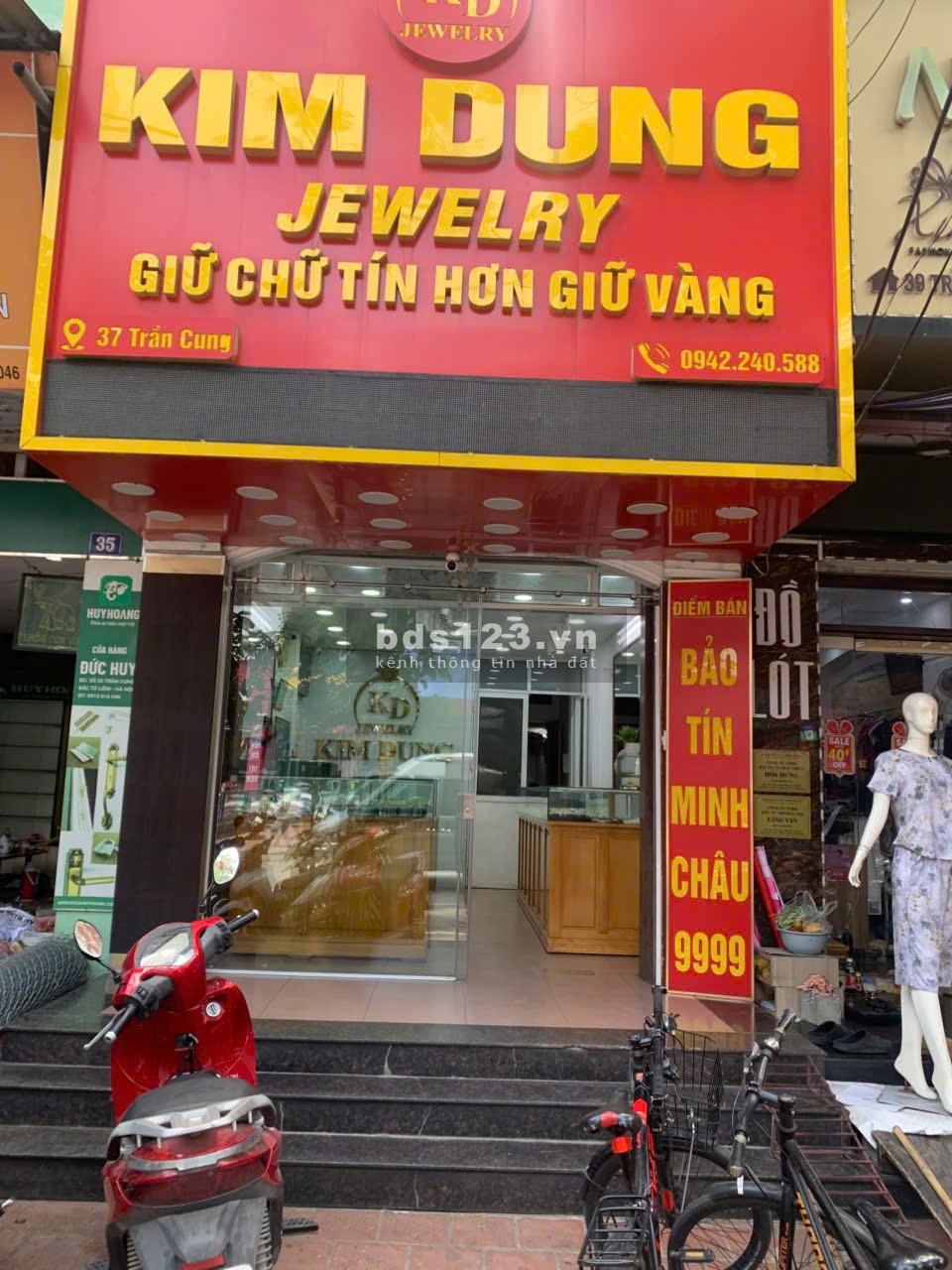 Cho Thuê cửa hàng mặt phố Trần Cung