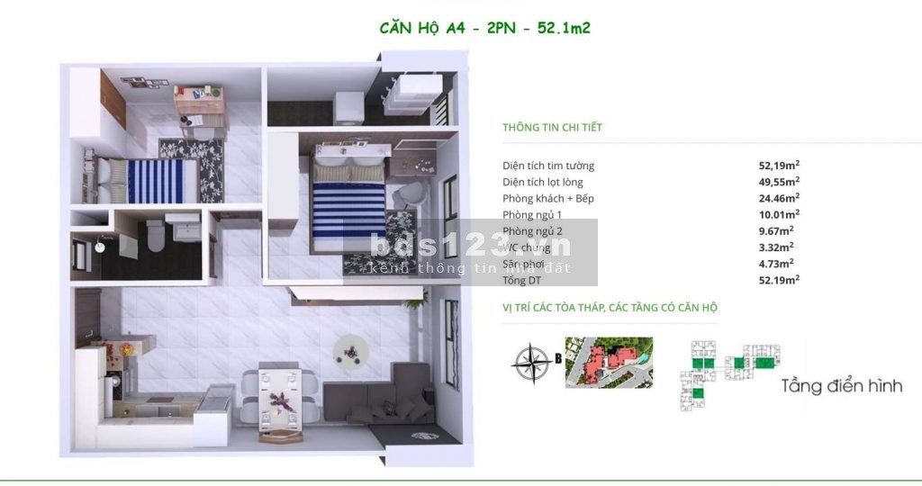 Bán nhanh giá siêu tốt Thủ Thiêm Garden sổ sẵn 2pn 1wc full…
