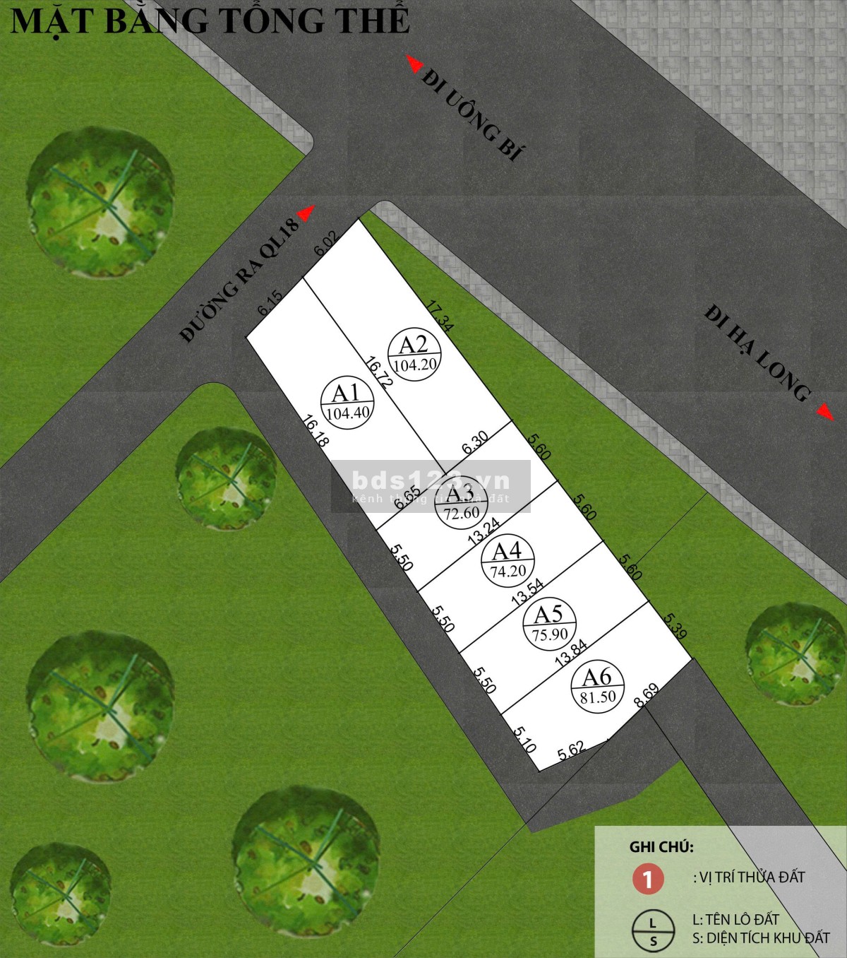 BÁN ĐẤT MẶT TIỀN QL18 – SÁT VÁCH VINHOMES – SỔ ĐỎ SẴN…