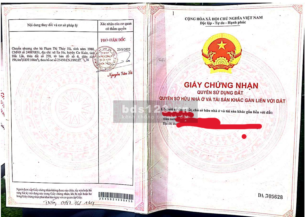 Bán 2 thửa đất QSDĐ số 276, 278 Nha Bích, Đồng Nai