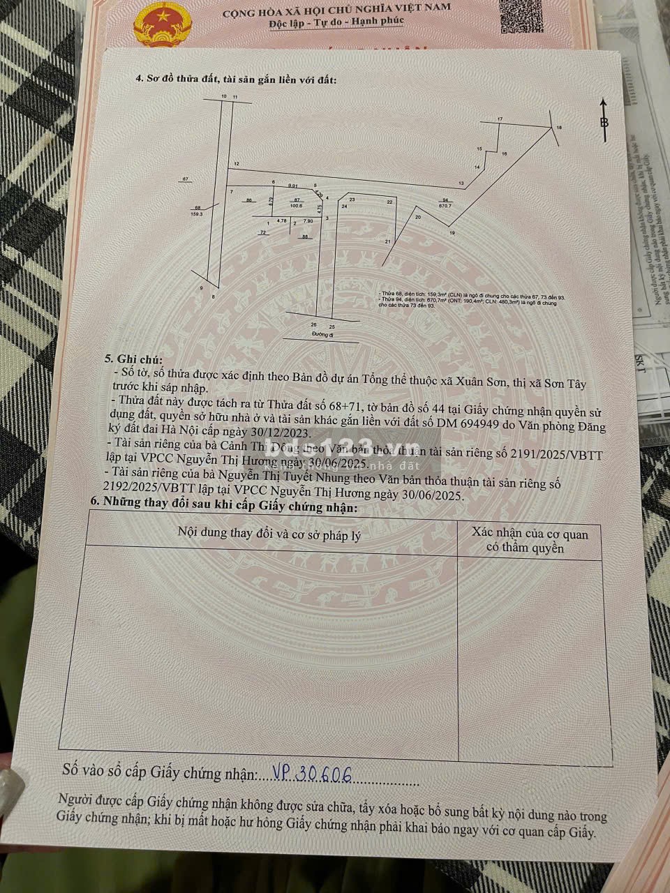 Bán 100m2 đất Sơn Tây Hà Nội sát đường Vành Đai 5 gần…