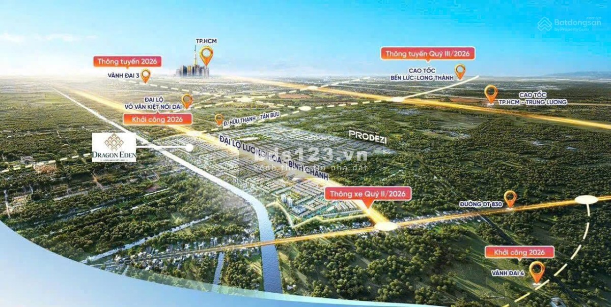 Đất nền khu Tây TP.HCM, pháp lý hoàn chỉnh, đón sóng hạ…