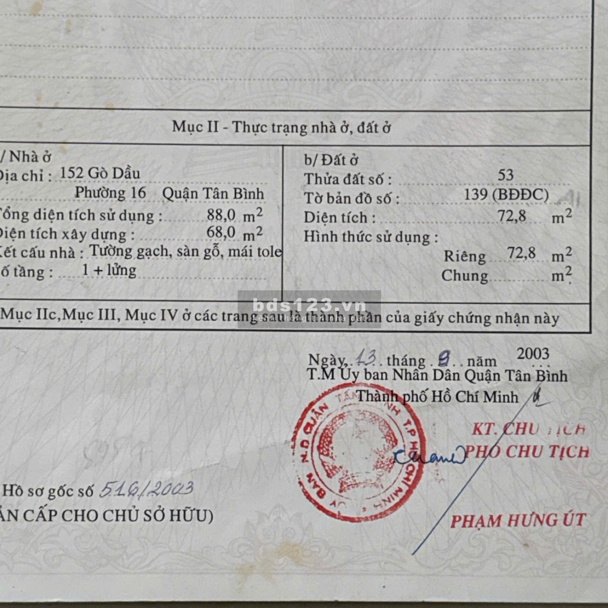 Cho thuê nhà cấp 4 số 152 Gò Dầu mặt tiền siêu đẹp quận…