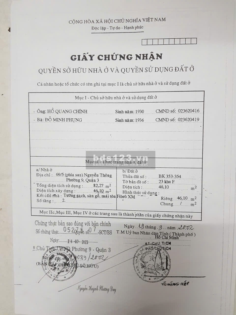Bán nhà Mặt tiền đường Nguyễn Phúc Nguyên Q3 1 trệt 1 gác…