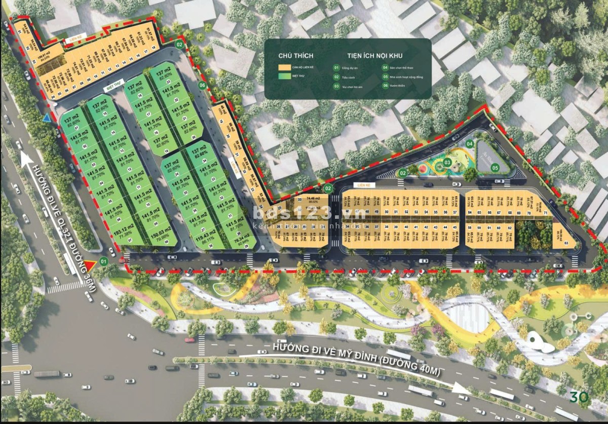  BÁN CĂN 70m2 VIEW CÔNG VIÊN NỘI KHU XANH – AN KHÁNH ECOMONY