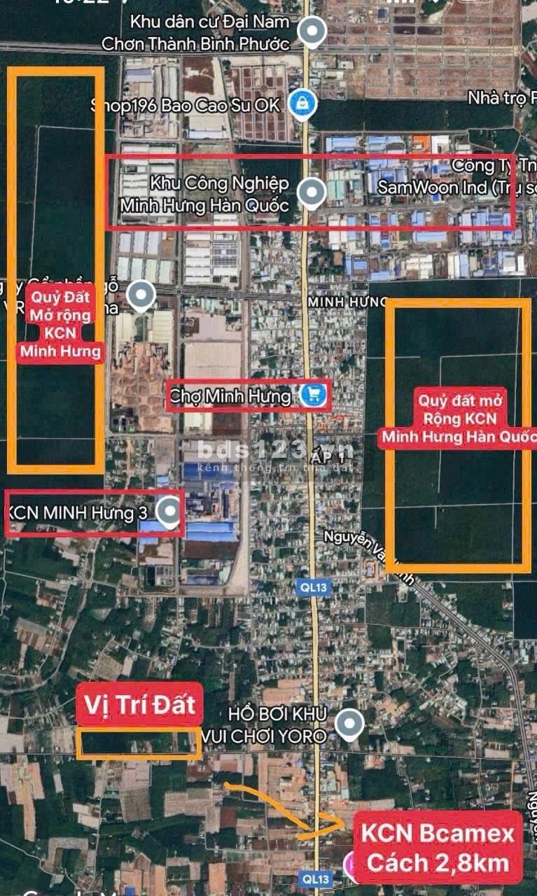 CẦN BÁN GẤP ĐẤT MẶT TIỀN CAO BÁ QUÁT CẠNH KCN MINH HƯNG