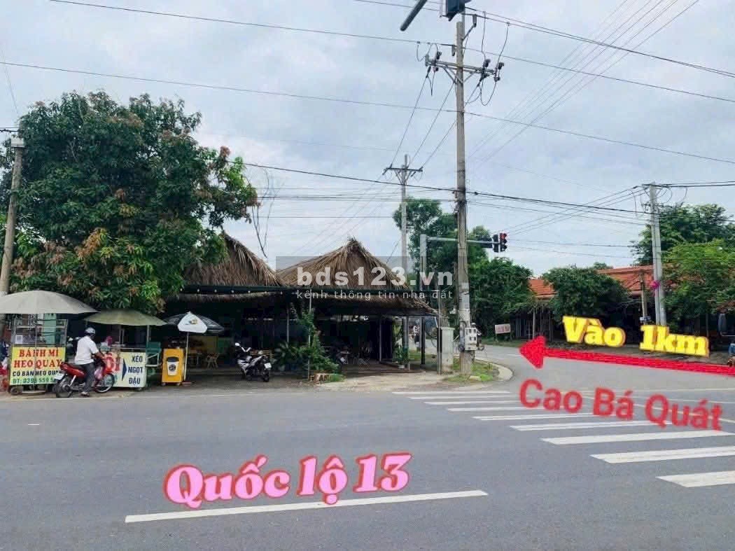 CẦN BÁN GẤP ĐẤT MẶT TIỀN CAO BÁ QUÁT CẠNH KCN MINH HƯNG