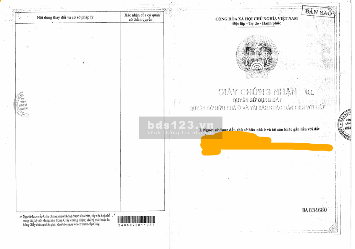 QSDĐ: 421, 422, 423 TBĐ số: 8, TT.Nam Ban, H.Lâm Hà, T.Lâm Đồng…