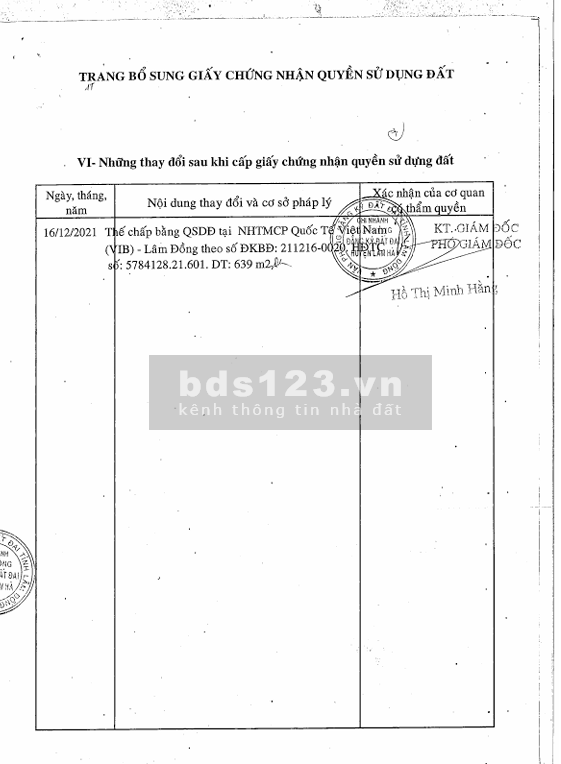 QSDĐ số 424, 425, 416 TBĐ : 8, TT.Nam Ban, H.Lâm Hà, T.Lâm Đồng…
