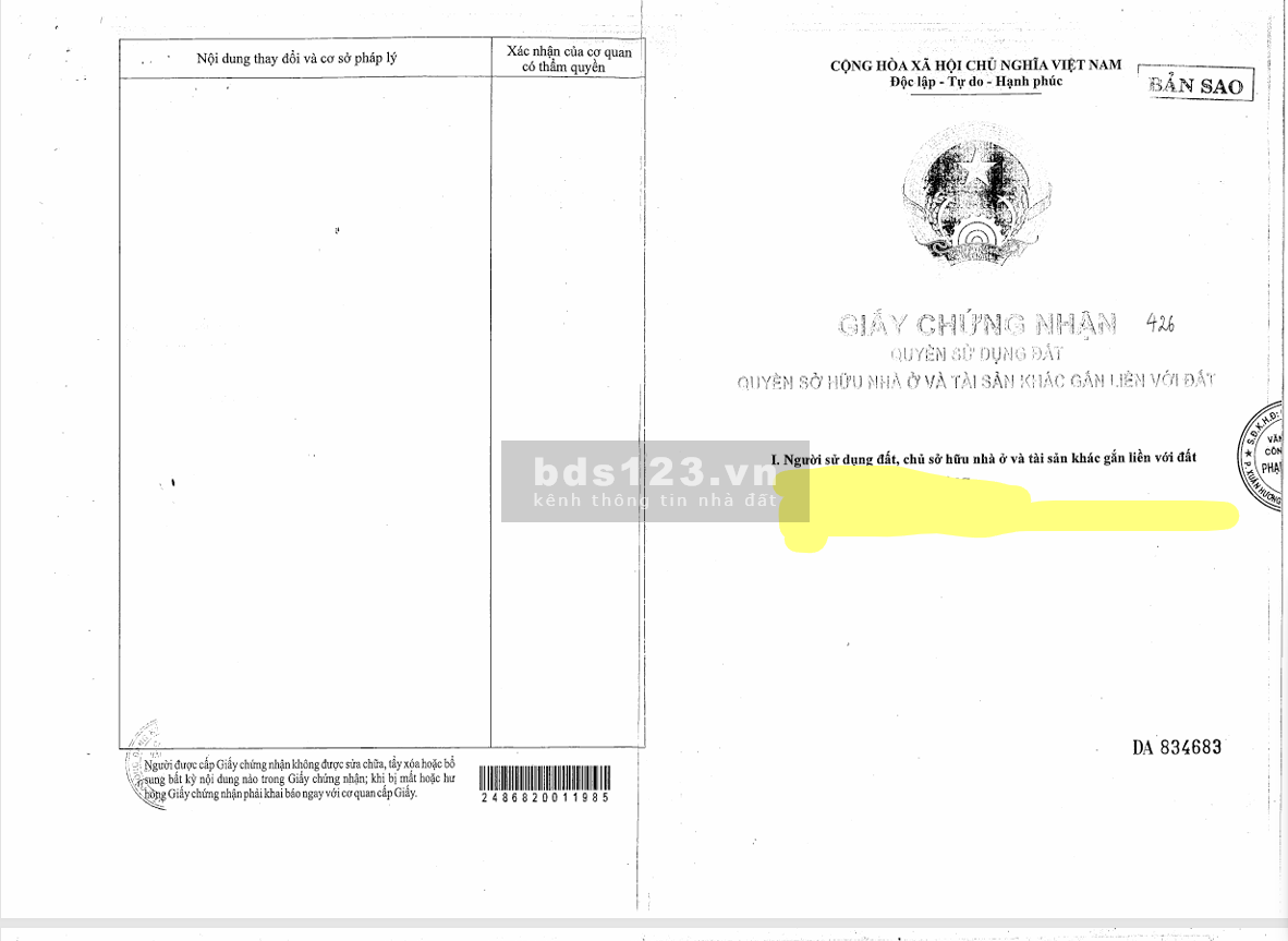QSDĐ số 424, 425, 416 TBĐ : 8, TT.Nam Ban, H.Lâm Hà, T.Lâm Đồng…