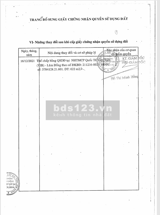 QSDĐ số 424, 425, 416 TBĐ : 8, TT.Nam Ban, H.Lâm Hà, T.Lâm Đồng…